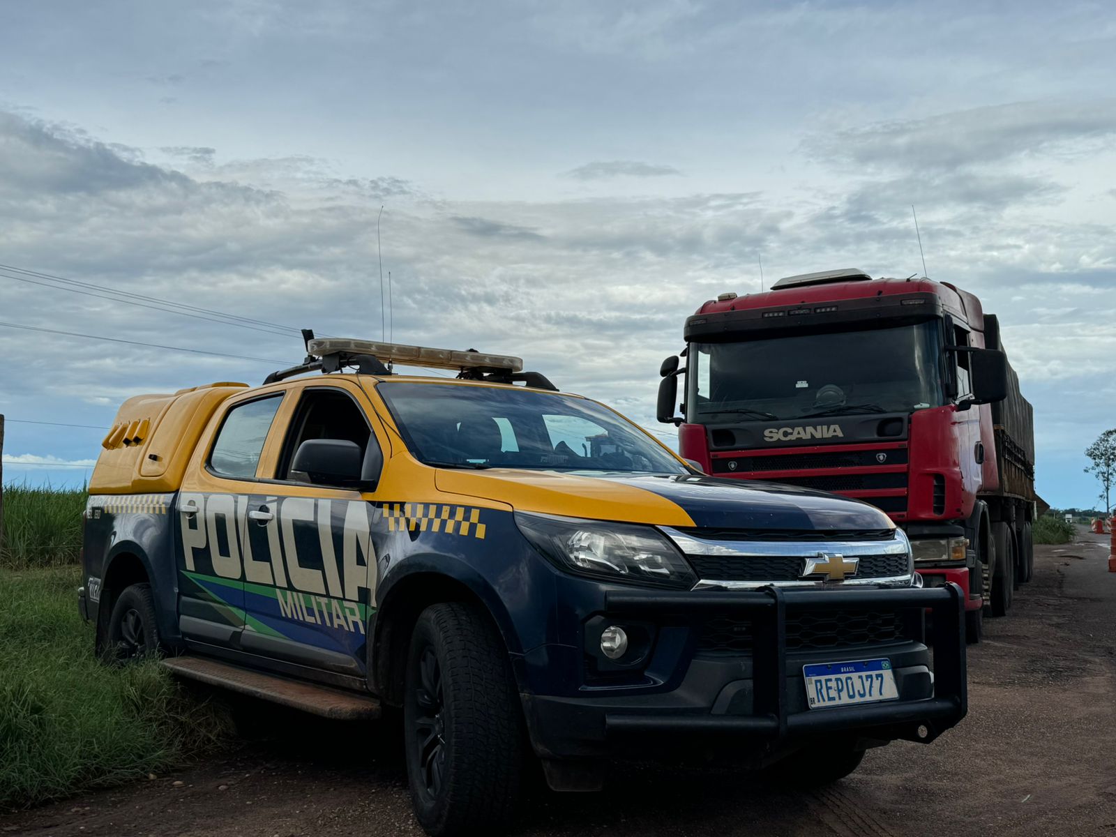 Carreta tinha como destino a cidade de Naviraí - Foto: Jornal da Nova